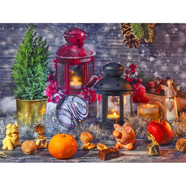 Lanterns 'Christmas Thoughts
' Paint By Numbers Kit