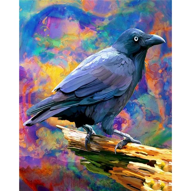 Prismatic Color 'Raven' Paint By Numbers Kit