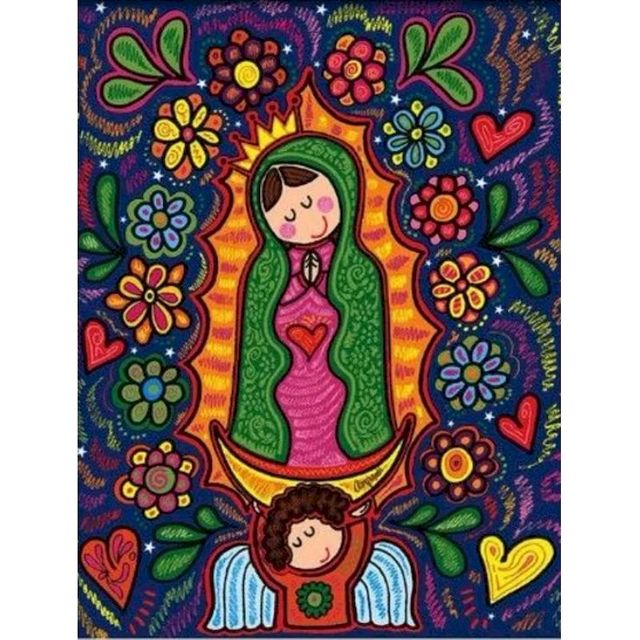 Caricature 'Virgin of Guadalupe' Paint By Numbers Kit