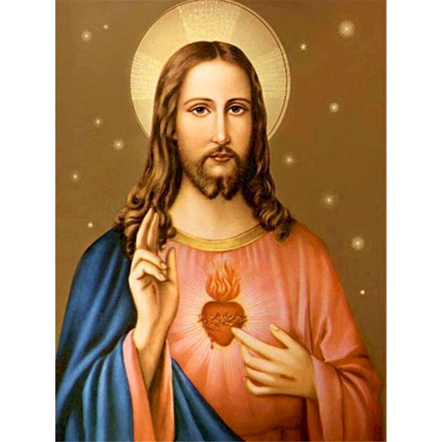 Jesus 'Prayer to the Sacred Heart' Paint By Numbers Kit