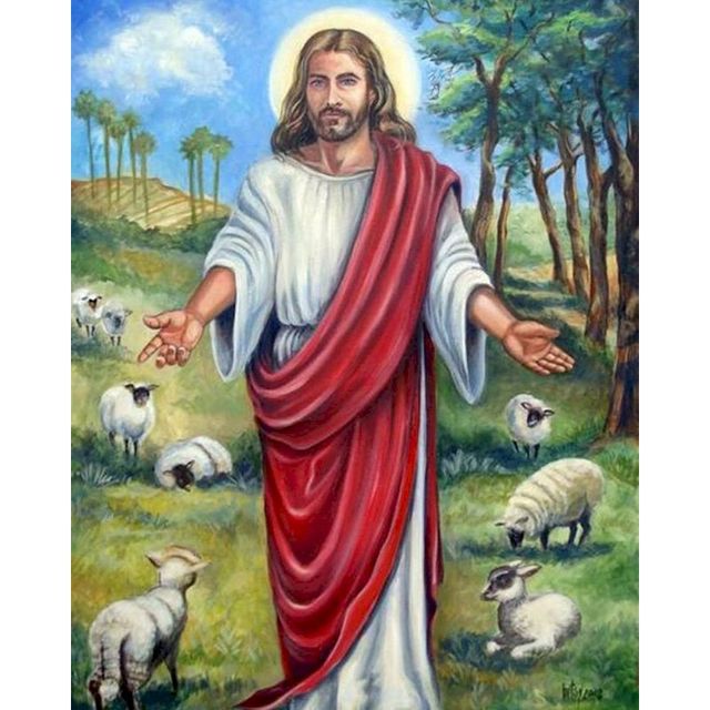 Jesus 'Good Shepherd' Paint By Numbers Kit