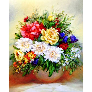 Summer Flower Bouquet Paint By Numbers Kit