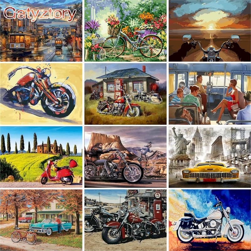 Chasing Sunset Ride Paint By Numbers Kit