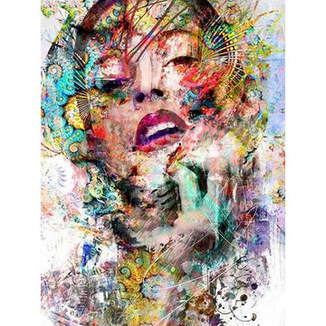 Women Portrait 'Pleasure' Paint By Numbers Kit