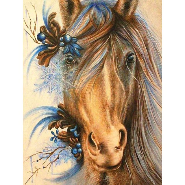 Horse Portrait 'Stunning Lusitano' Paint By Numbers Kit