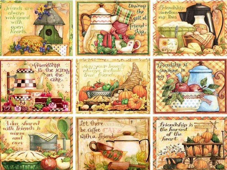 Inspirational Home Decor 'Christmas Teapot' Paint By Numbers Kit