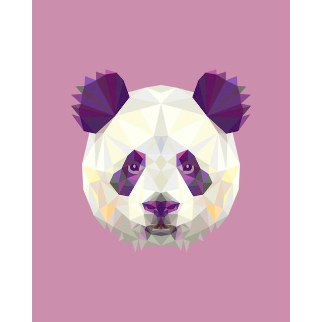 Panda Head Paint By Numbers Kit