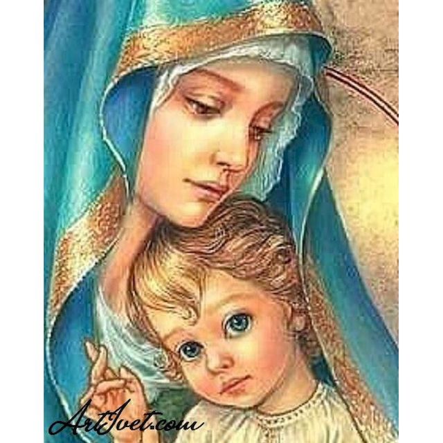 Mary 'Mother and Child' Paint By Numbers Kit