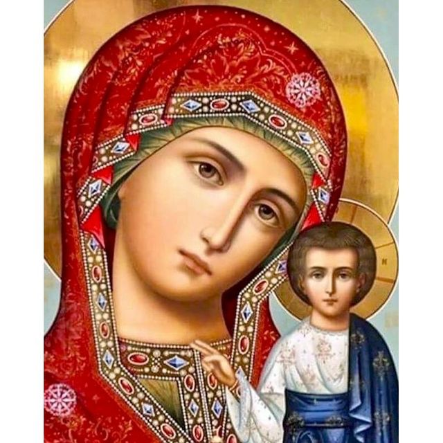 Mary 'Blessed Mother of God' Paint By Numbers Kit