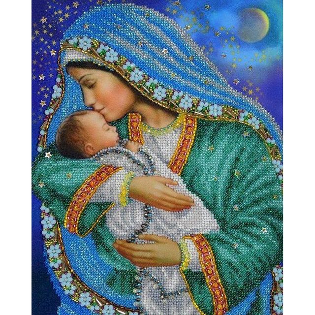 Mary 'Mother's Love for Jesus' Paint By Numbers Kit