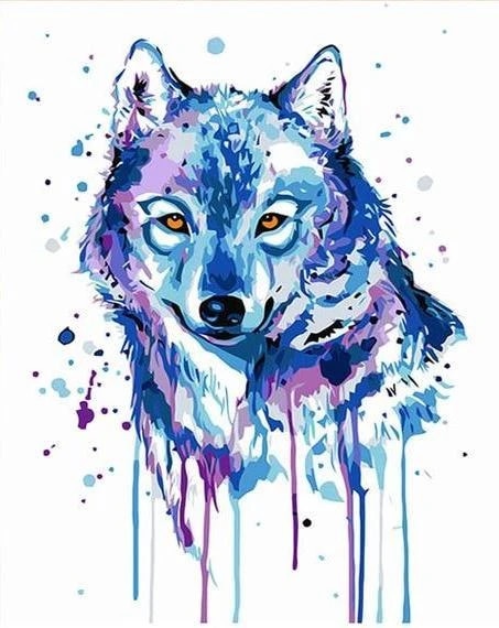 Lone Wolf Portrait in Blue Theme Paint By Numbers Kit

Paint By Numbers Kit