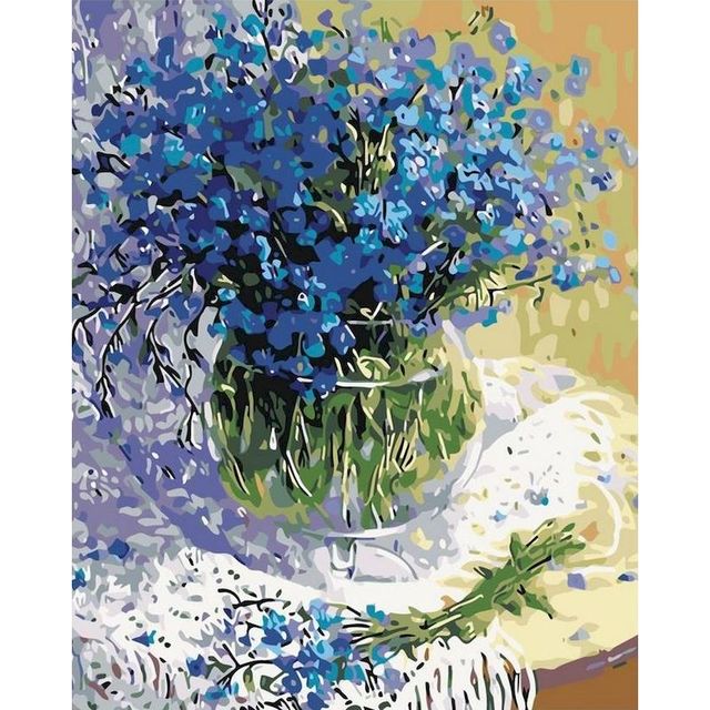 Orchid Flower Vase Paint By Numbers Kit