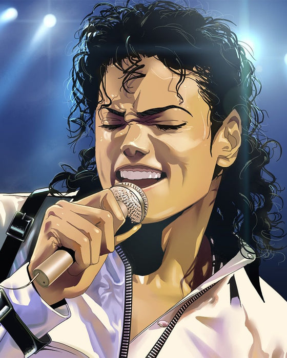 Michael Jackson 'Iconic Pop' Paint by Numbers Kit