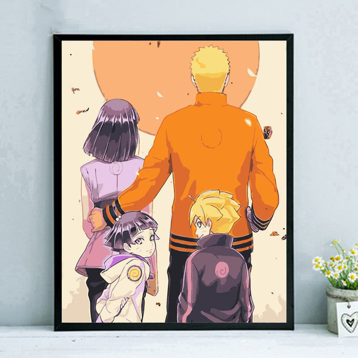 Naruto 'Uzumaki Family' Paint By Numbers Kit
