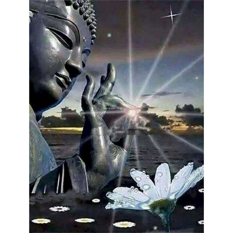 Buddha 'Lotus Moon' Paint by Numbers Kit