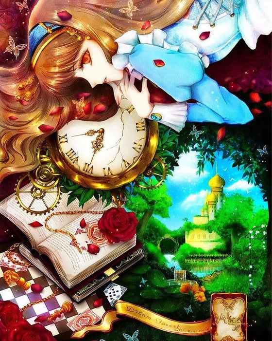 Alice in Wonderland 'Aesthetic' Paint by Numbers Kit