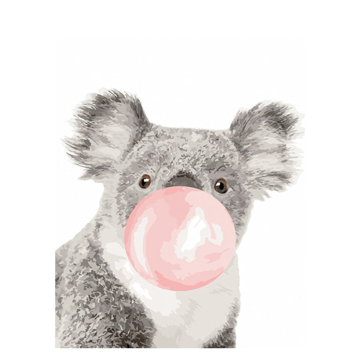 Animals Blowing Bubbles 'Koala' Paint By Numbers Kit