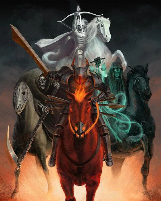 The Four Horsemen Paint by Numbers Kit
