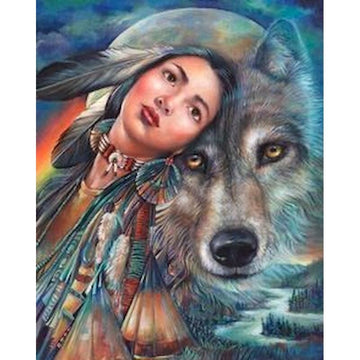 Wolf Maiden Paint by Numbers Kit