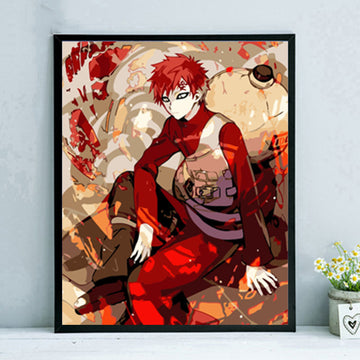 Naruto 'Gaara' Paint By Numbers Kit