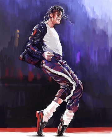 Michael Jackson 'Billie Jeans Ver. 1' Paint by Numbers Kit