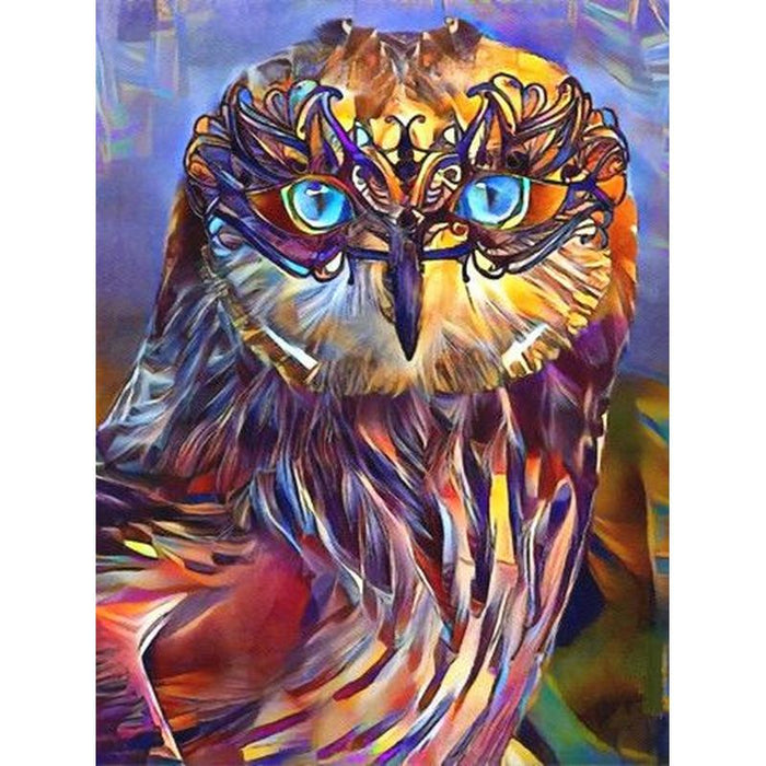 Abstract Animal 'Majestic Owl' Paint By Numbers Kit