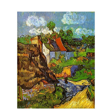 Van Gogh 'Houses at Auvers' Paintings Paint by Numbers Kit.