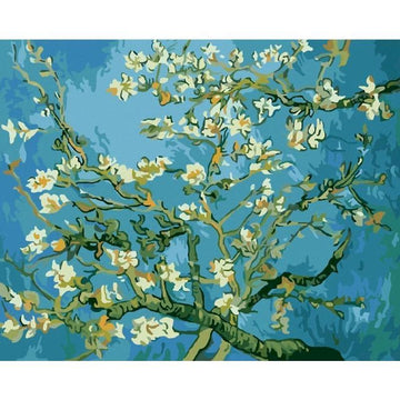 Van Gogh 'Almond Blossoms' Paintings Paint by Numbers Kit.