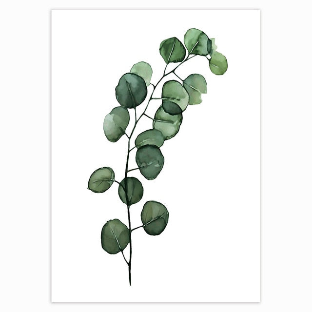 Green Plants 'Eucalyptus Leaves' Paint by Numbers Kit