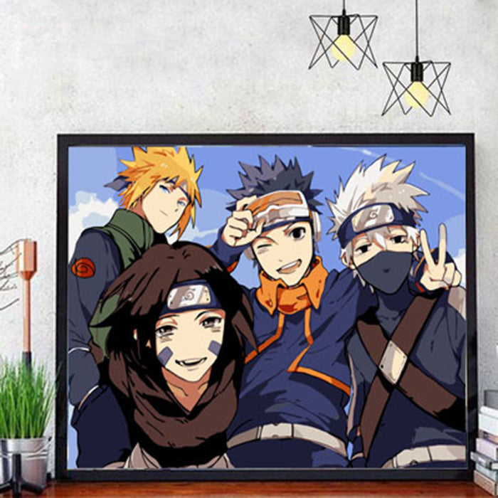 Naruto 'Team Minato' Paint By Numbers Kit