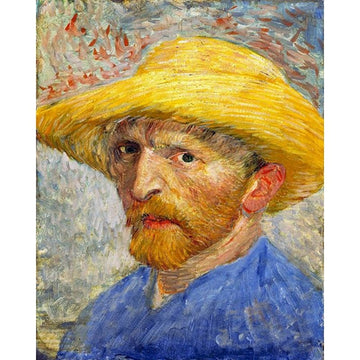 Van Gogh 'Self-Portrait with a Straw Hat' Paintings Paint by Numbers Kit.