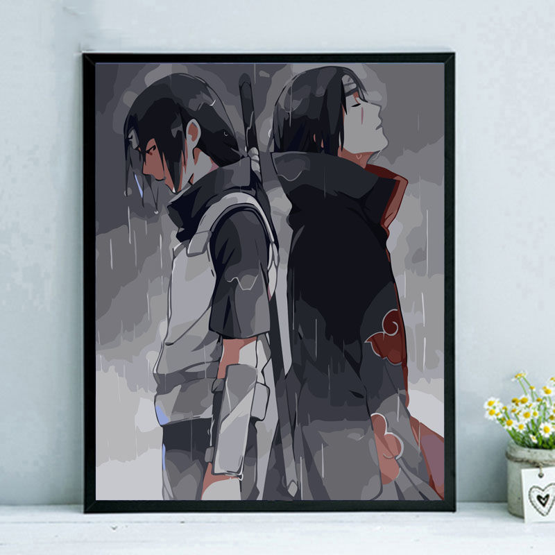 Naruto 'Itachi x Sasuke' Paint By Numbers Kit