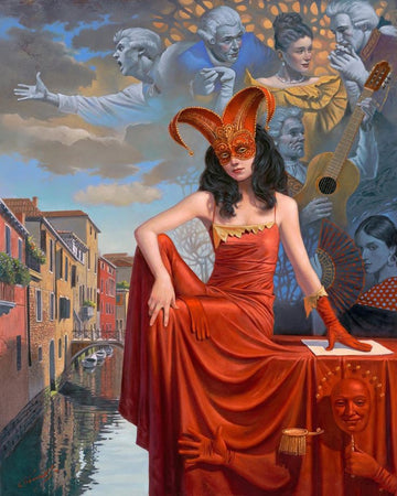 Michael Cheval Surrealistic Paint by Numbers Kit