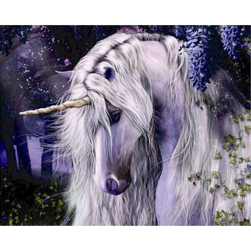 Beautiful Magical Unicorn Paint by Numbers Kit