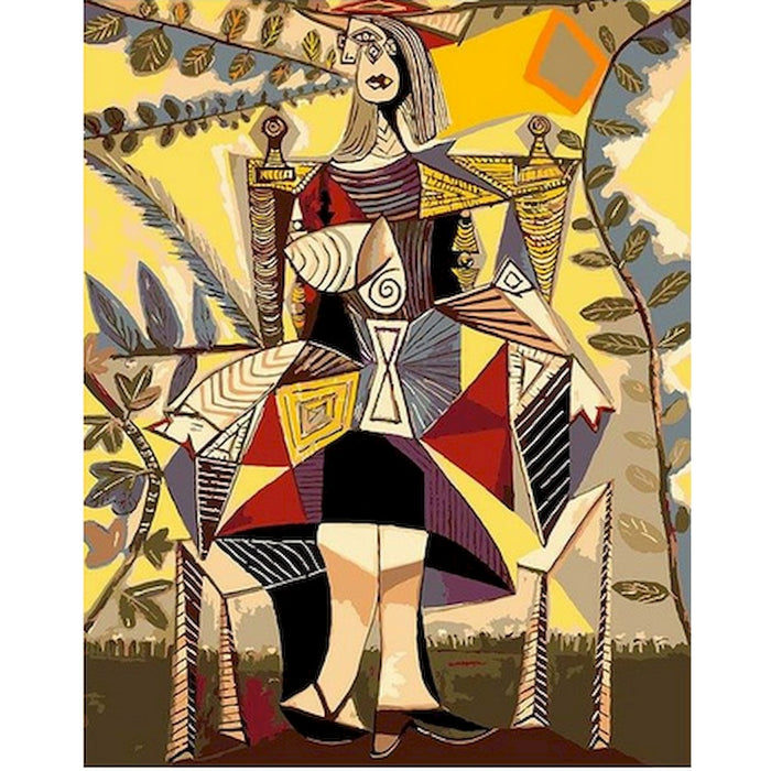 Pablo Picasso 'Seated Woman' Paint by Numbers Kit