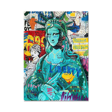 Liberty Pop art Street Graffiti Paint by Numbers Kit