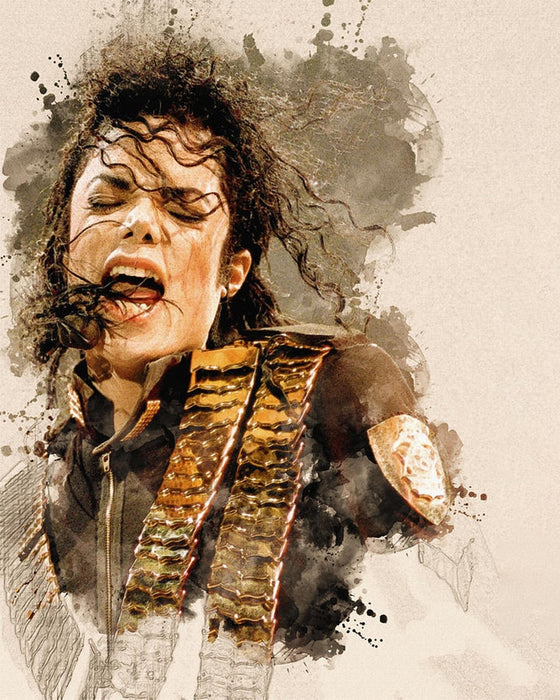 Michael Jackson 'Dangerous The World Tour Argentina' Paint by Numbers Kit
