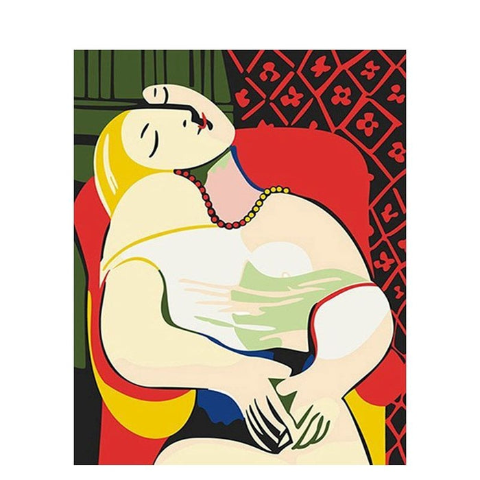 Pablo Picasso 'Le Reve' Paint by Numbers Kit