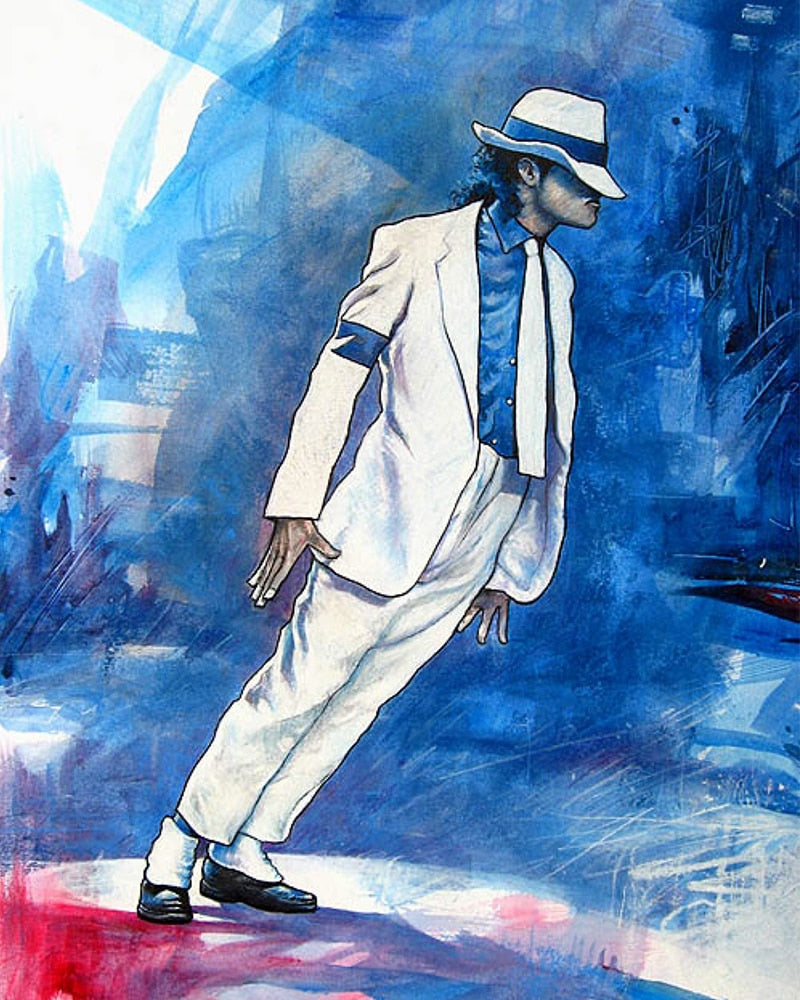 Michael Jackson 'Smooth Criminal' Paint by Numbers Kit