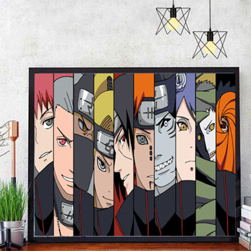 Naruto 'Akatsuki Naruto' Paint By Numbers Kit