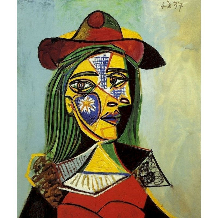 Pablo Picasso 'Woman in Hat and Fur Collar' Paint by Numbers Kit