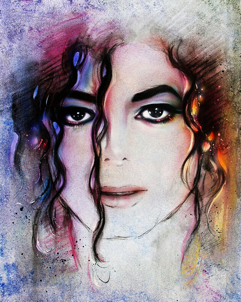 Michael Jackson 'Fierce' Paint by Numbers Kit