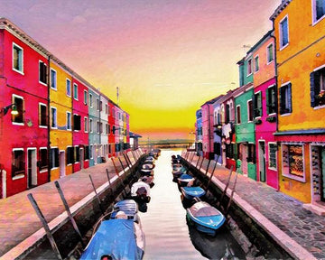 Twilight in Venice Paint by Numbers Kit