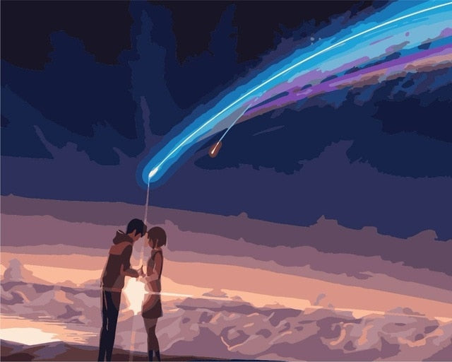 Your Name 'Kimi No Na Wa' Paint by Numbers Kit