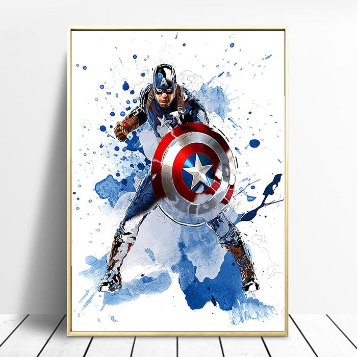 Captain America 'First Avenger' Paint by Numbers Kit
