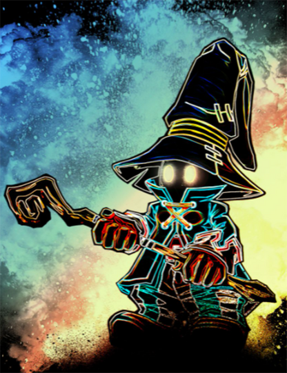 Final Fantasy 'Vivi' Paint By Numbers Kit