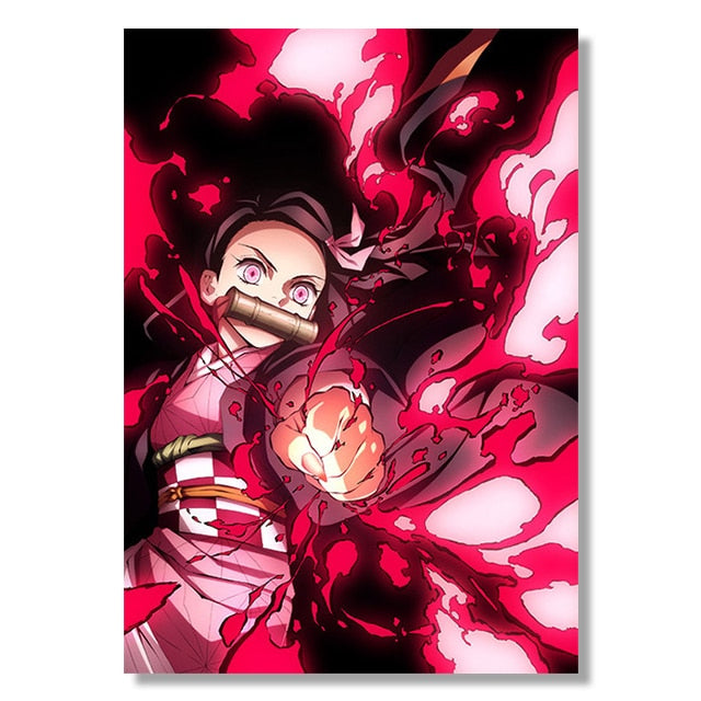 Demon Slayer 'Nezuko's Blood Art' Paint By Numbers Kit