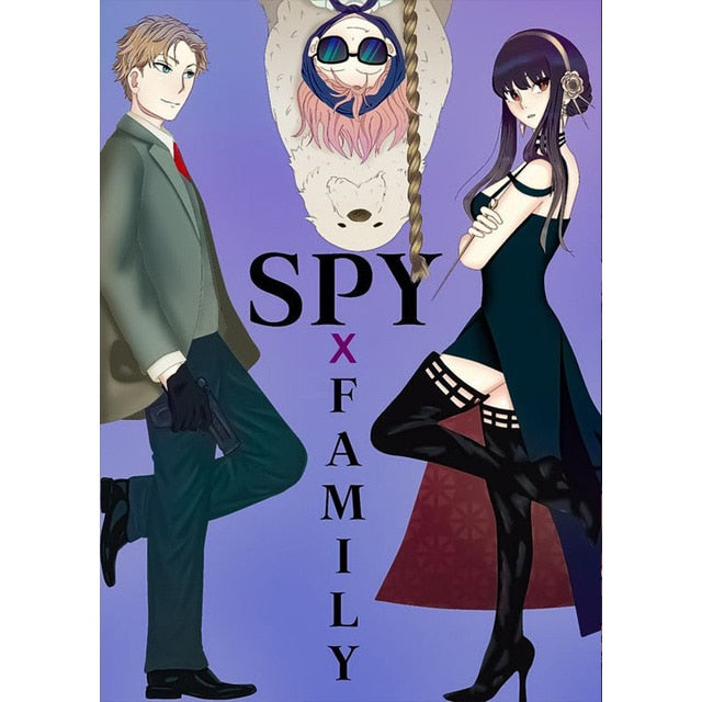 Spy x Family 'Loid x Yor x Anya x Bond' Paint by Numbers Kit