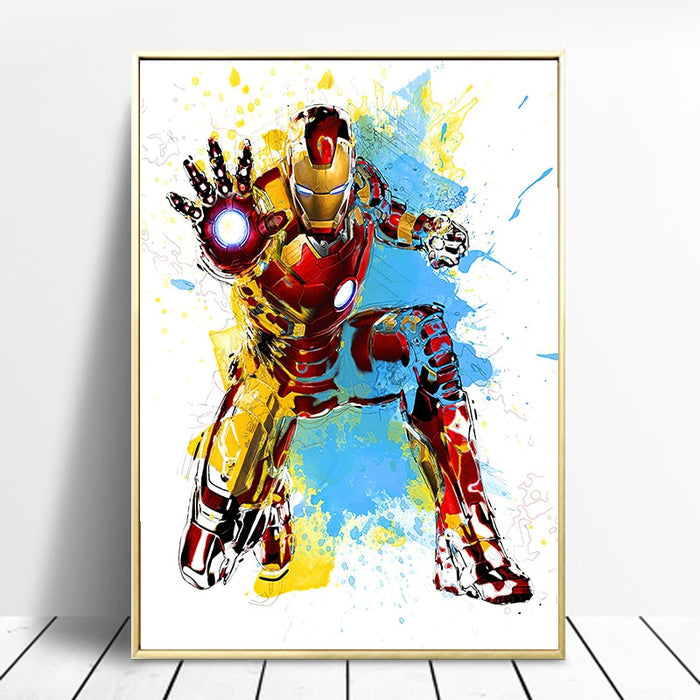 Iron Man Paint by Numbers Kit