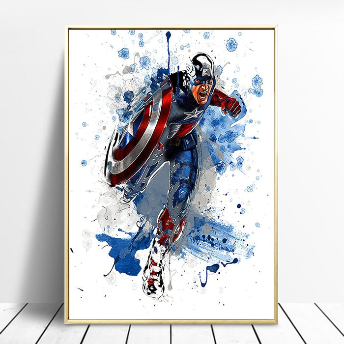 Captain America 'Angry Cap' Paint by Numbers Kit